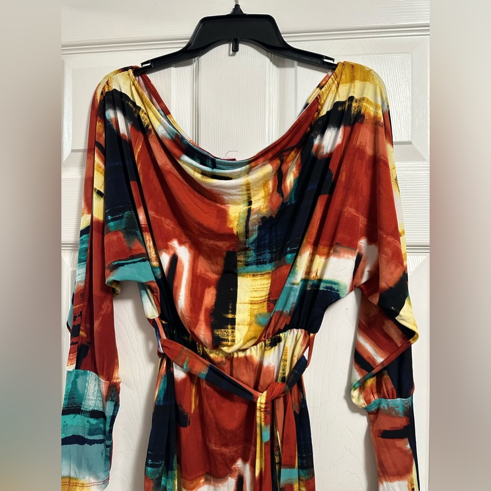 Votique Los Angeles Woman's Mini Dress Contemporary Print Size M - Picture 15 of 16